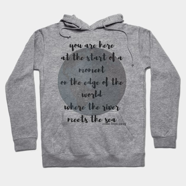 You Are Here Hoodie by SamanthaLee33